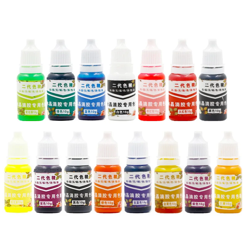 

Epoxy Resin Pigment for DIY Crystal Epoxy Toning Concentrated Resin Colorant for Jewelry Crafts Making LXH