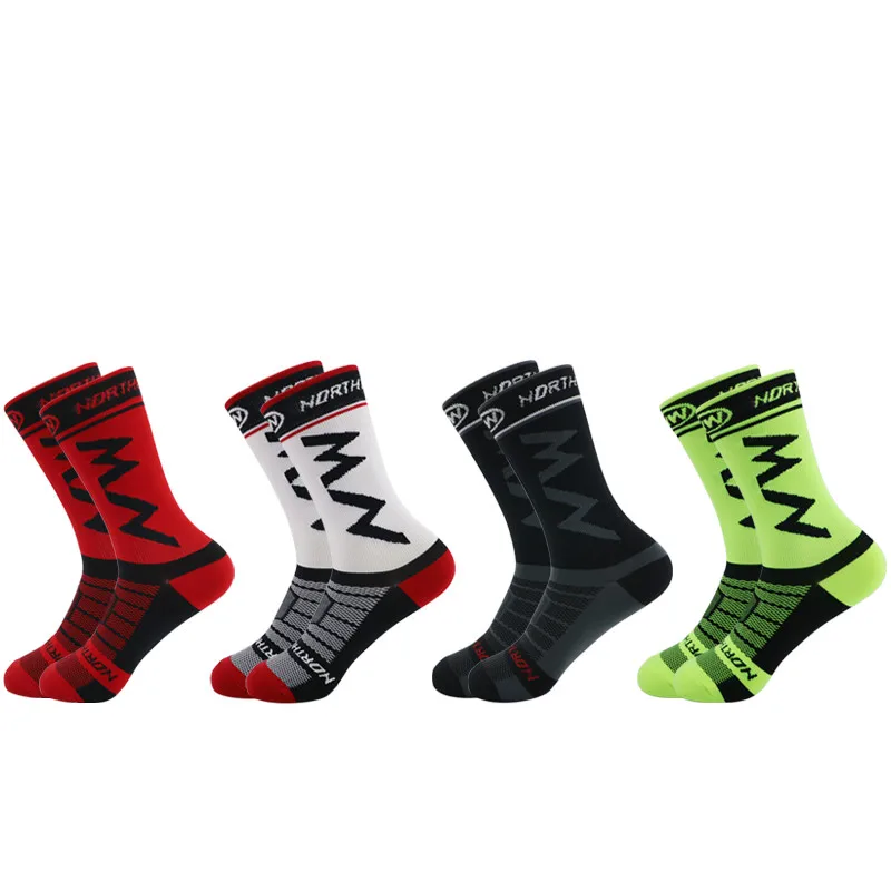 

2 Pairs Brand New Men Printed Non Slip Socks Compression Socks Sports Socks