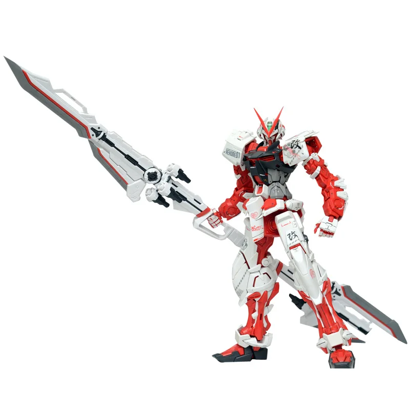 Японский аминовый рисунок MG Gundam 1/100 астрай красная рамка MBF-P02 KAI оружие упаковка
