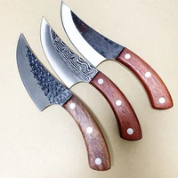 hand forging boning kitchen knife stainless steel cooking butcher cleaver fish filleting knives set