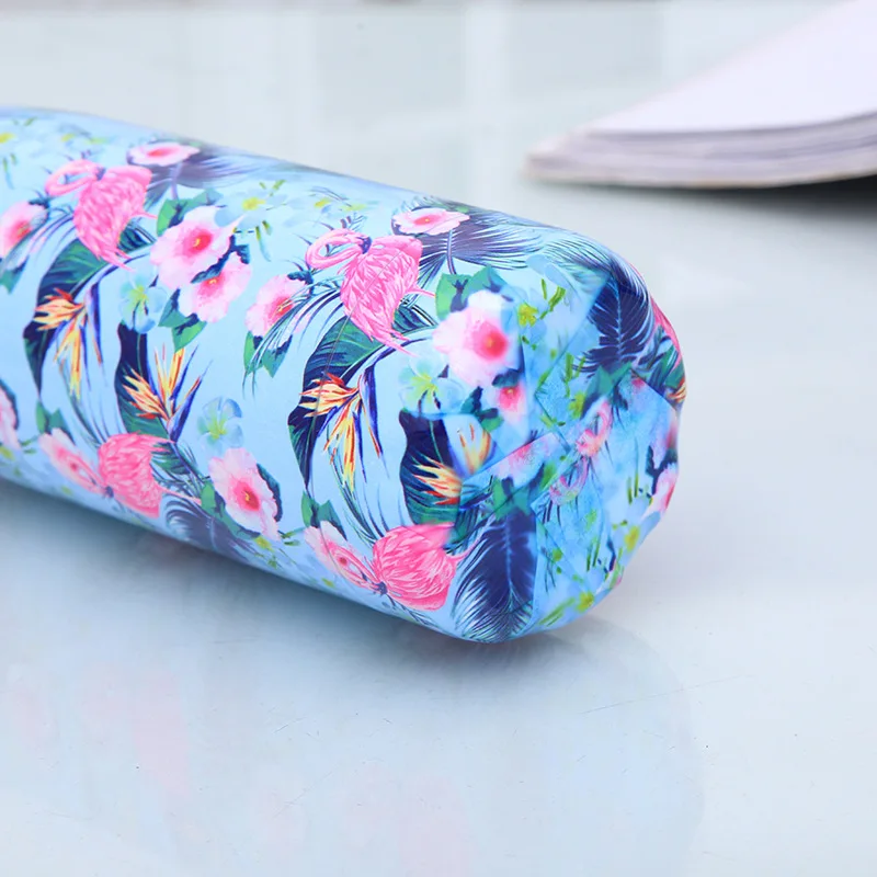 

Flamingo Floral Water Bottle BPA Free Stainless Steel Beer Tea Coffee Thermos Bottle Travel Sport Gym Drink Bottle Insulated Cup