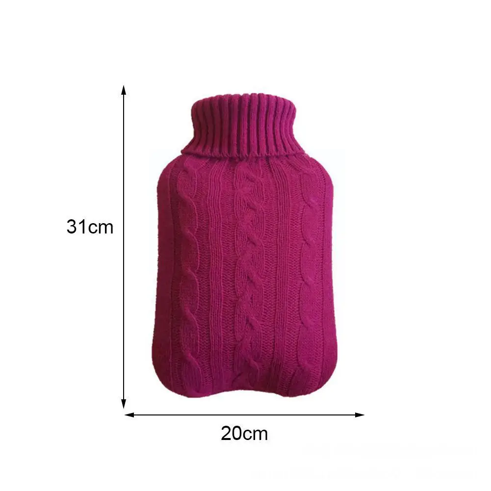 Модная вязаная крышка для бутылки с горячей водой безопасные пакеты воды