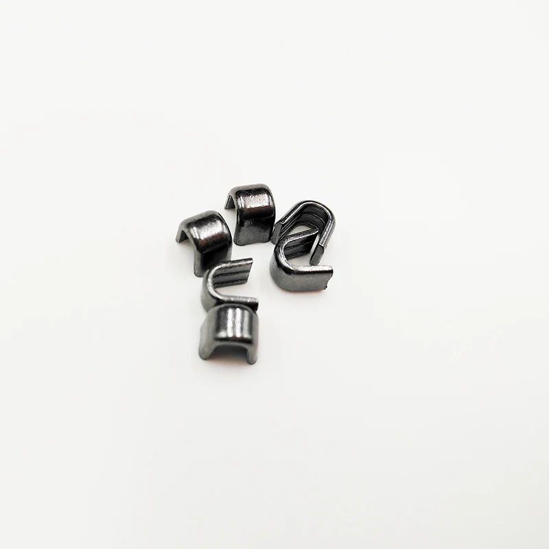 Металлические застежки-молнии для ремонта 10 комплектов 8 # черный серебристый