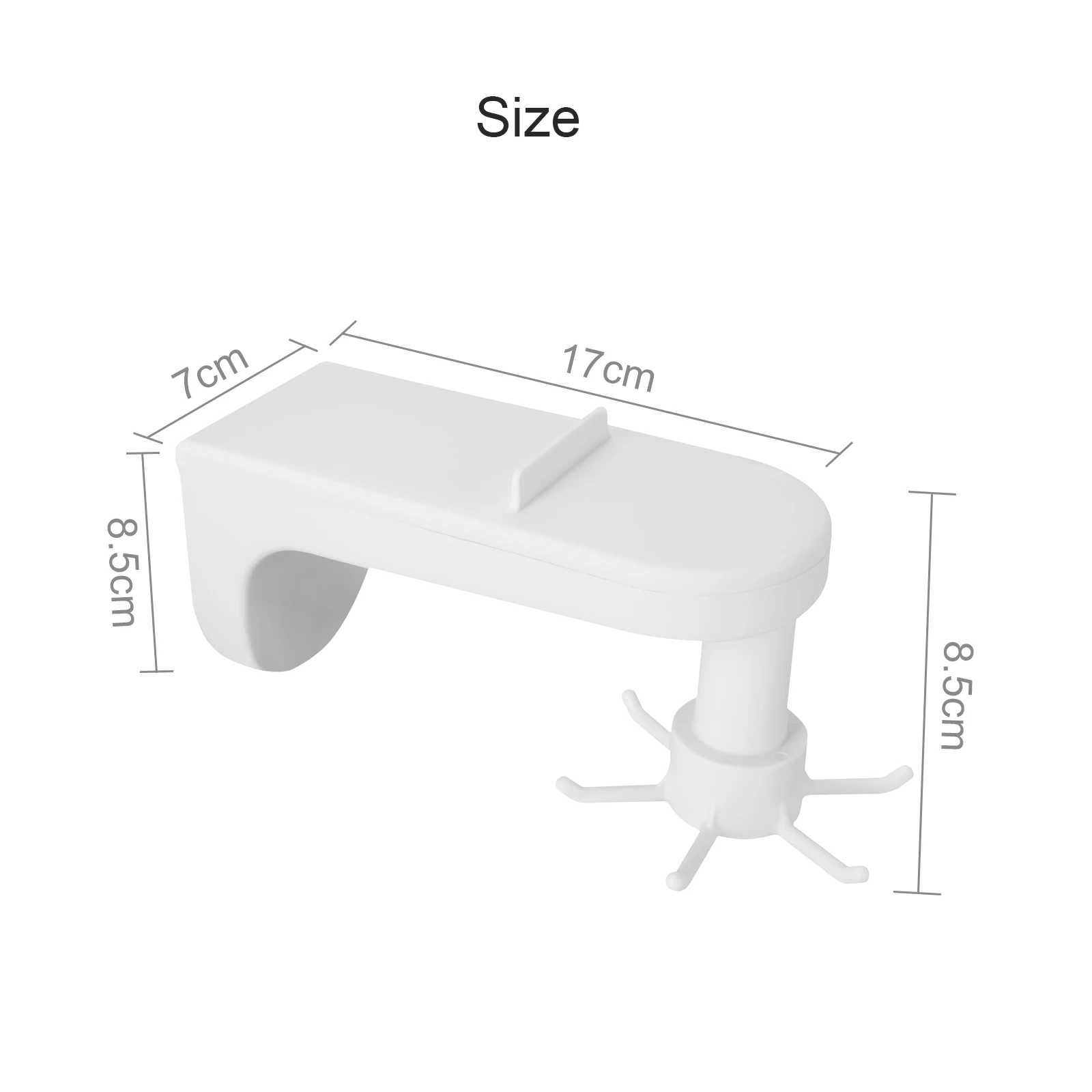 

Kitchen Self-adhesive Hook Rotating Rack Organizer Bathroom Hanger Wall Dish Drying Rack Holder for Lid Cooking Accessories