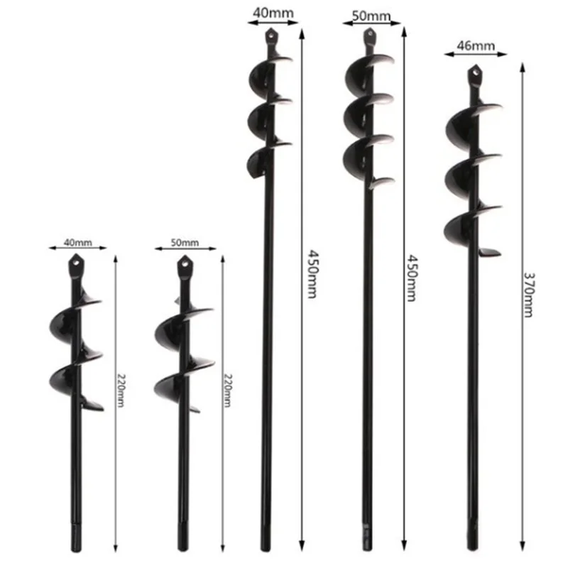 Сверло для заземления прямое короткое сверло закручивания растений Выкапывание