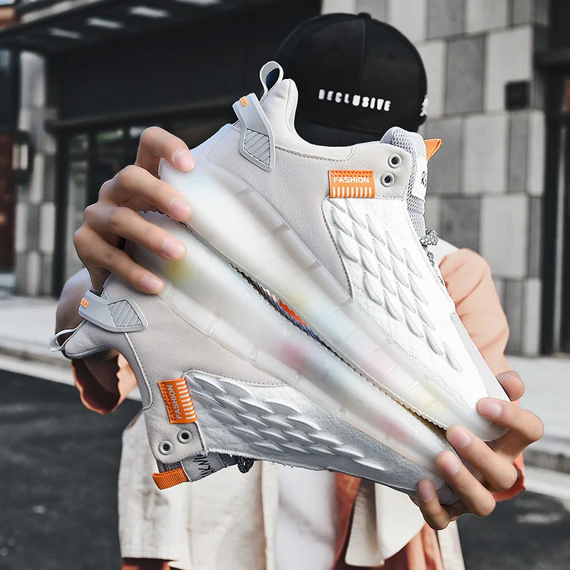 

Sport Sneakers Sports Sneakers Mens Causal Shoes For Men Fashion Casual Leisure Trainers White Zapatos Casuales Man