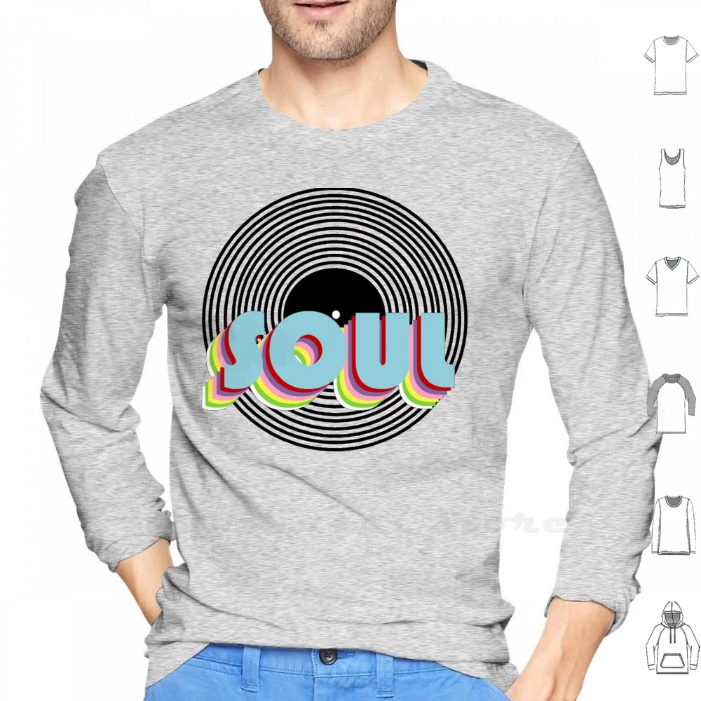 Soul Record Hoodie Long Sleeve Soul Music Soul Sam Cooke Levert Marvin Hayes Stevie Anita Baker Music R B Funk