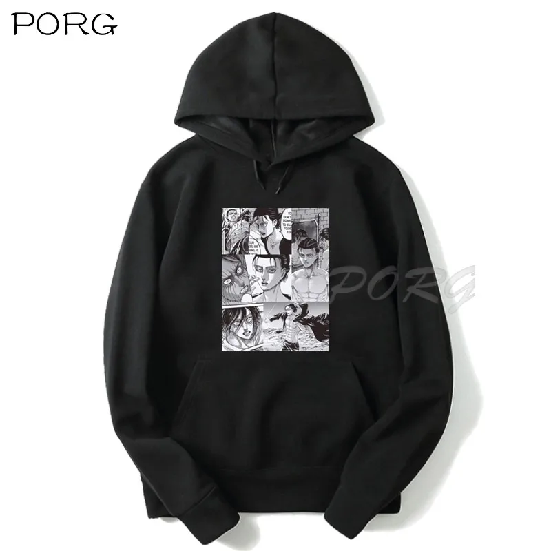 

Eren Yeager Shingeki No Kyojin Cool Anime Unisex Hoodies Men Funny Cartoon Dropshipping Manga Sweatshirt Graphic Hoody Male 2022