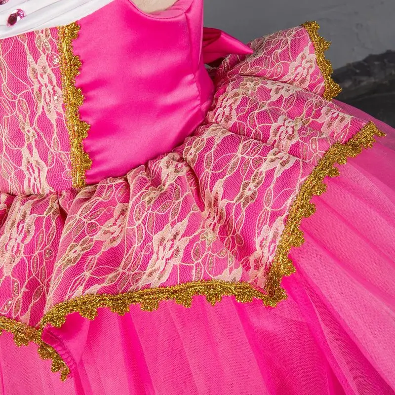 Платье принцессы для косплея Ai Luo розовое платье девочек на Хэллоуин специальное