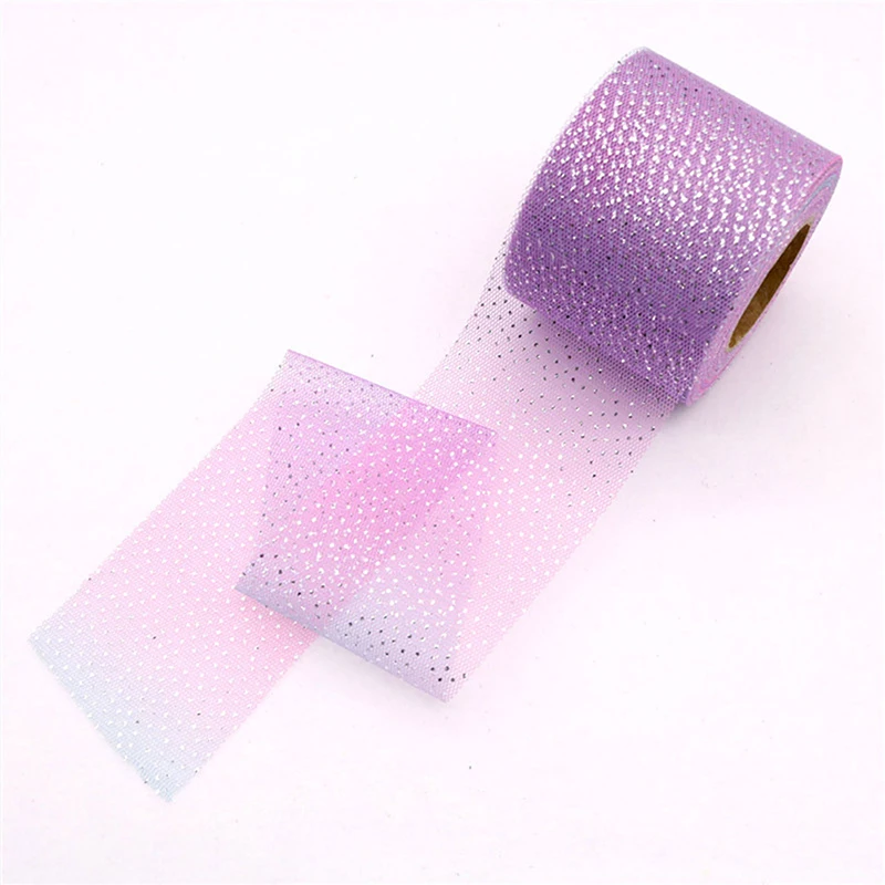 5 ярдов 60 мм цветная градиентная лента из органзы для творчества украшения