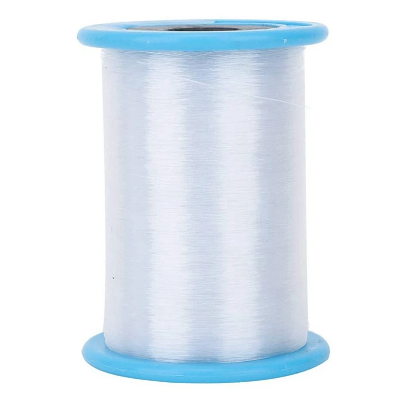 

0.4mm Non-Elastic Transparent Pearl Cord Is Not Slippery, DIY High-Quality Fishing Line Material Is About 800M