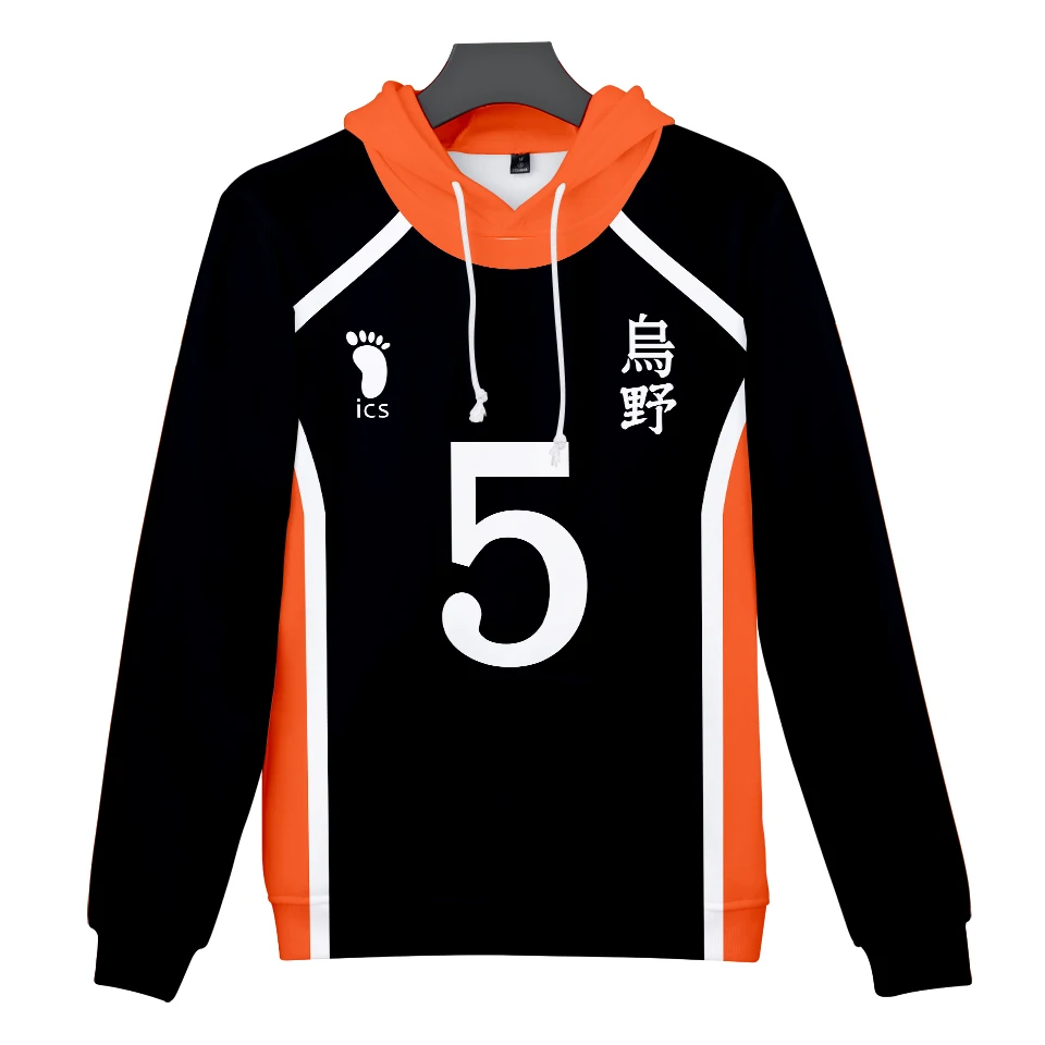 

Harajuku Hoodie For Boys Haikyuu 3D Hoodies For Adults And Kids Casual Pullovers college sweatshirt Accept custom patterns Tops