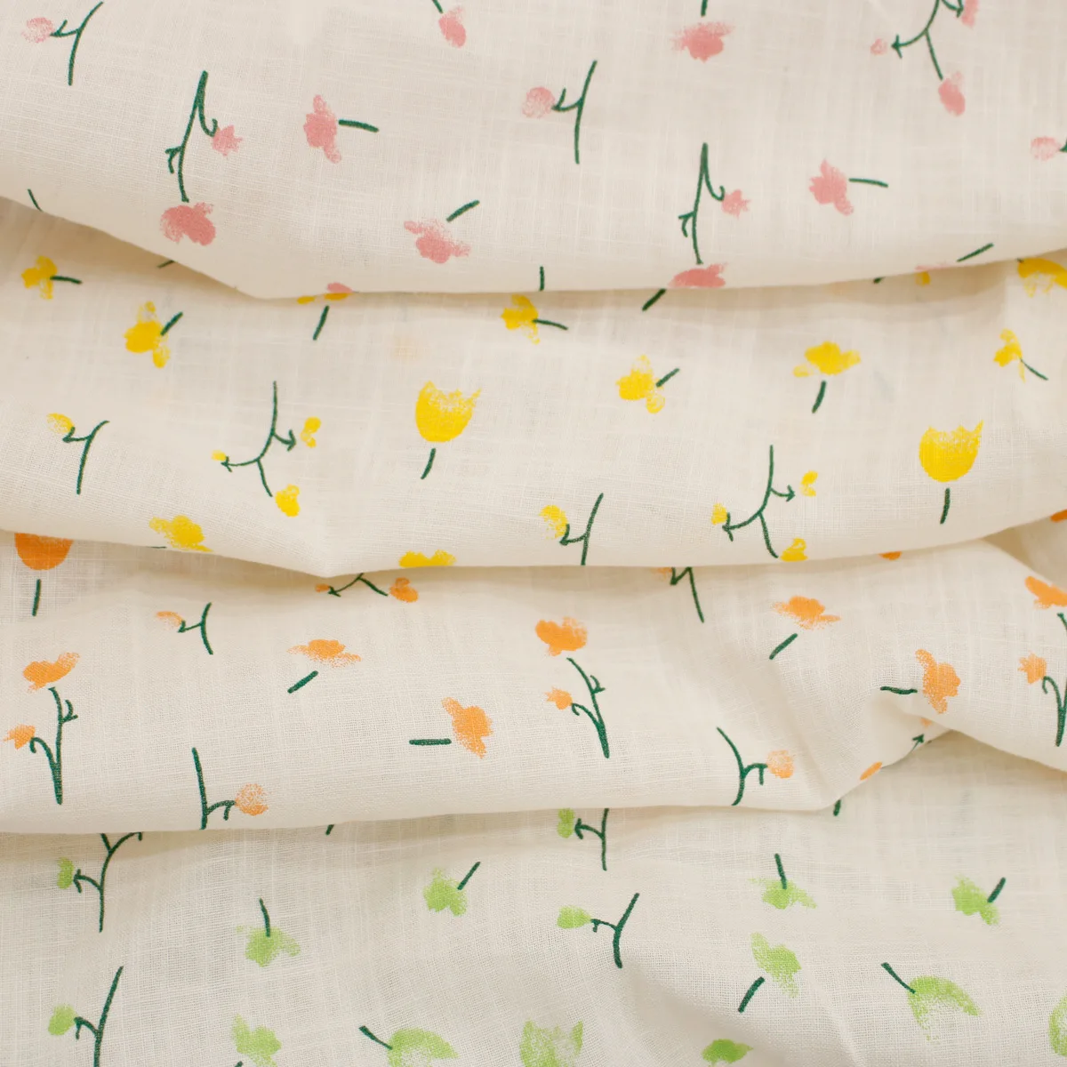 

145 см * 100 см 2020 весна-лето новинка ретро небольшой цветочный принт сливная хлопковая ткань платье хлопчатобумажная ткань