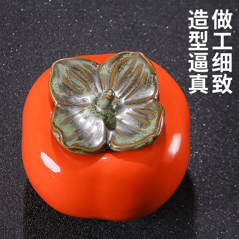 

Украшение для чайника, кухонный резервуар для хранения с крышкой, апельсиновая корка, Бытовая керамика пермана