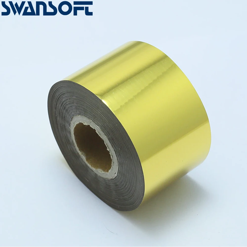 SWANSOFT Горячее тиснение фольгой бумага новая золотая черная красная фольга 4 см x 120