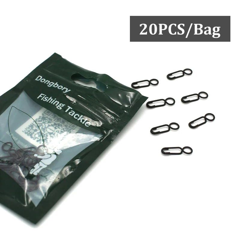20 шт. рыболовные аксессуары для ловли карпа зажим кольца с микро-Hooklink