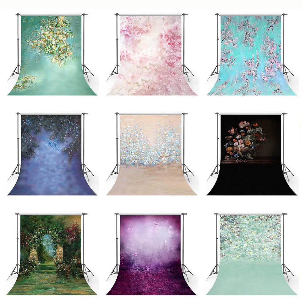 

Floral Backdrop Newborn Baby Child Maternity Artistic Flower Photography Background Photoshoot Studio Photophone Photozone Decor