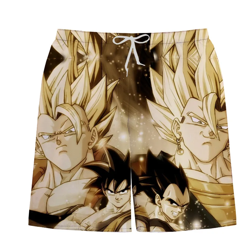 Модные пляжные шорты для будущих мам Dragon Ball 3D принтованные мужские повседневные