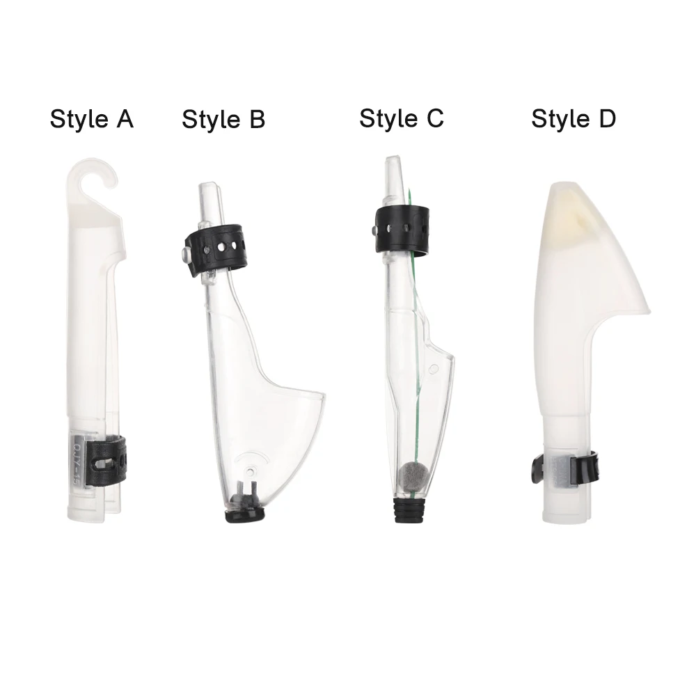 1 шт. прочный прозрачный пластиковый речной удочка для морской рыбалки колпачок