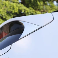 abs chrome for hyundai tucson 2015 2016 2017 2018 car accessories car rear spoiler conner rear door cover decorative trims 2pcs