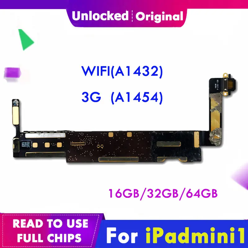 Материнская плата для IPad Mini 1 1st Gen Cellular / WLAN версия 16g 32g 64g логическая A1432 A1454|Антенны