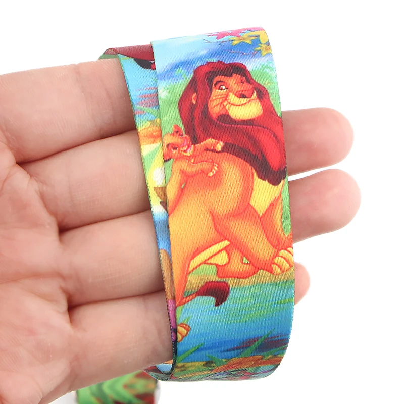 Шнурок YQ229 для ключей веревка телефона с мультяшным рисунком Король Лев ID-карт