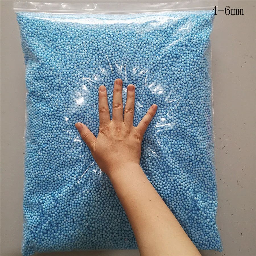 250g/Bag Macarons 2-3.5mm 4-6mm Pastel Mini Foam Beads Colorful Polystyrene Styrofoam Filler Balls Crafts DIY |