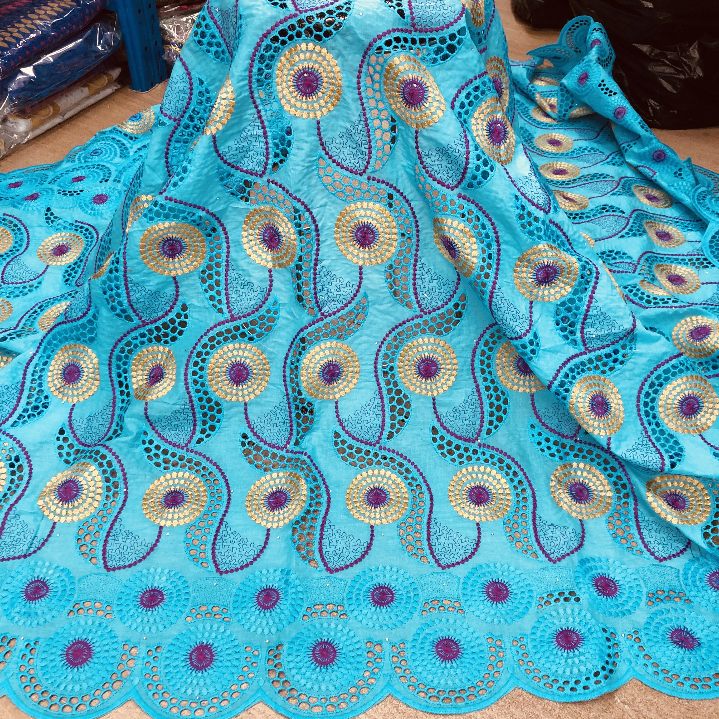 

CS African Cotton Lace Fabric Design Swiss Voile Lace In Switzerland High Quality Nigerian Lace African Lace Fabric For Party