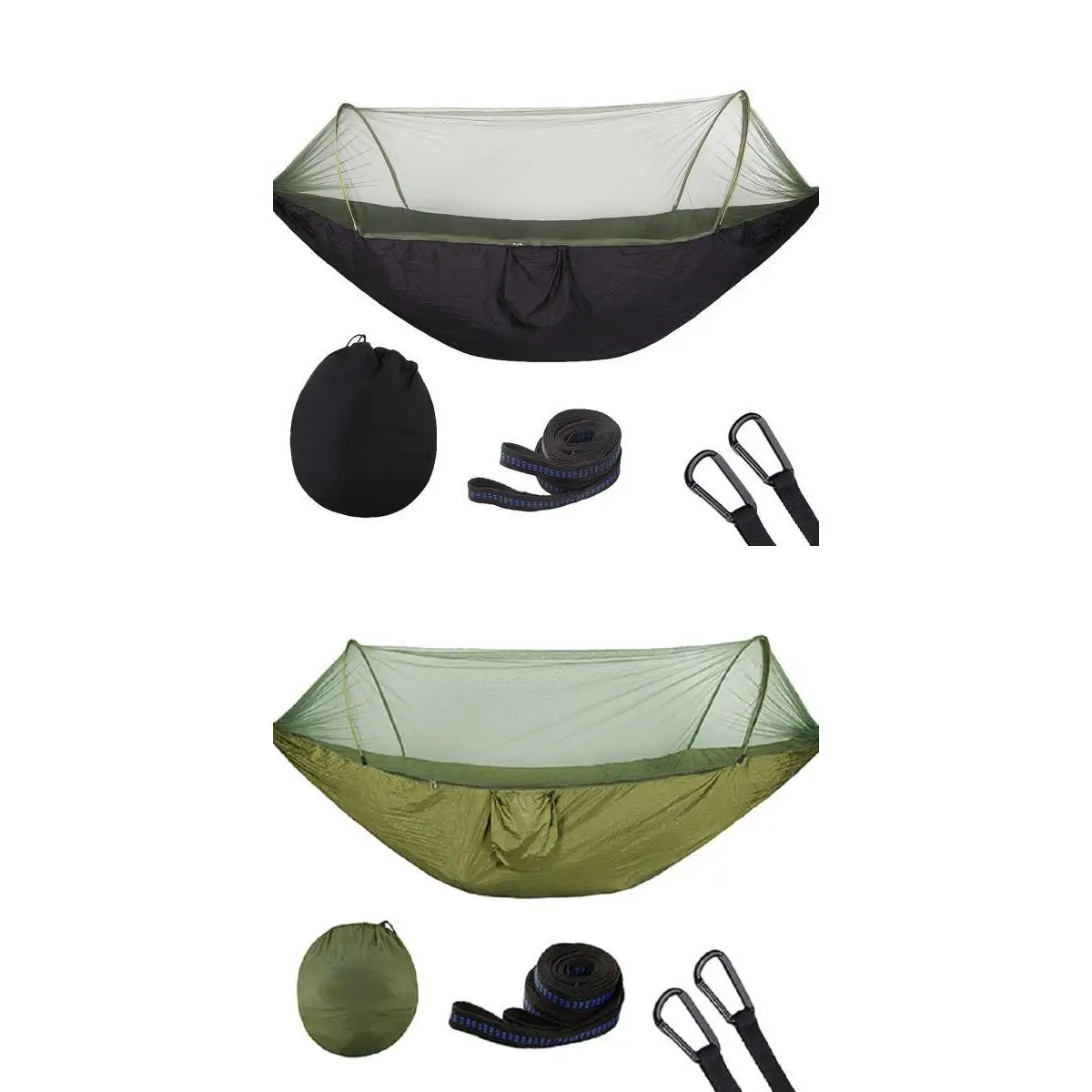 2 шт. открытый гамак подвесная кровать с москитной сеткой Кемпинг качели дерево