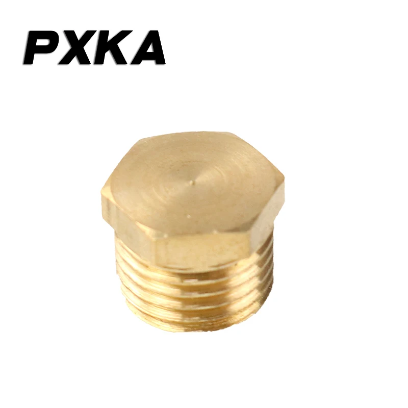 2 шт. пневматическая латунная внешняя зубная заглушка для труб медная 1/8 1/4 3/8 1/2 3/4