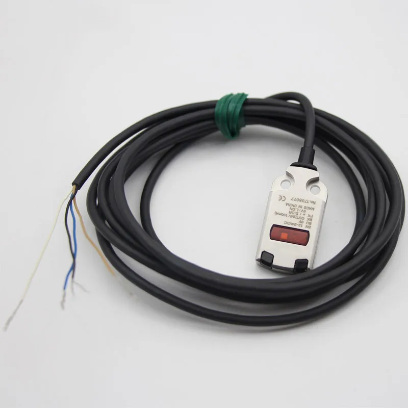 Ультрамаленький тонкий фотоэлектрический датчик диапазона обнаружения 2 30 мм прозрачные предметы