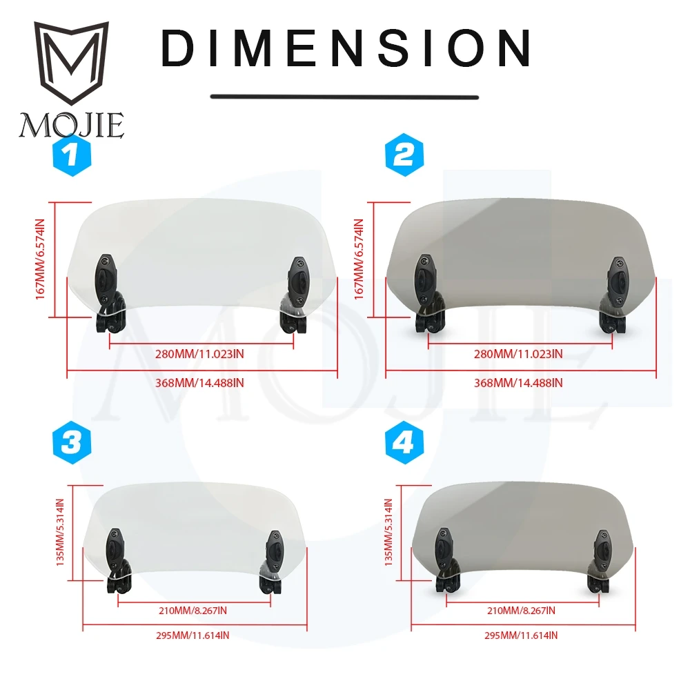 Мотоцикл лобовое стекло расширение спойлер ветровое дефлектор воздуха для Honda CBR