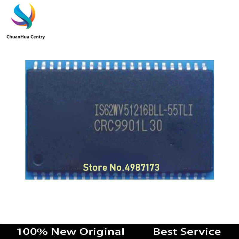100% Оригинальный IS62WV51216BLL-55TLI в наличии Новый