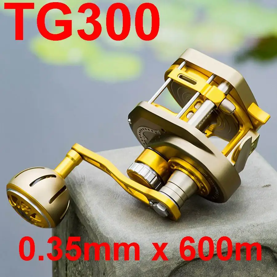 TG300 TG3000 барабан катушка для троллинговой рыбалки металлический Тормозная 6 3: 1 30