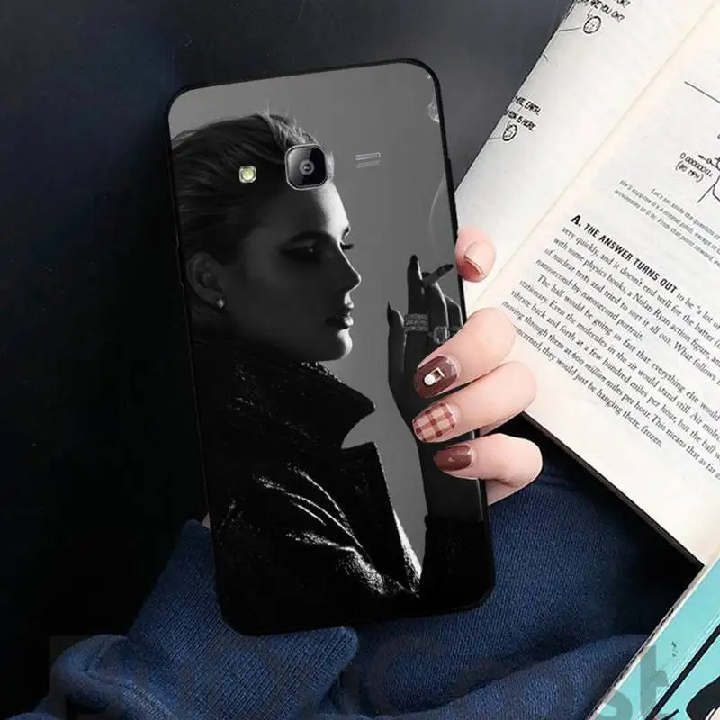 Sexy fashion woman smoking GIRL Phone Case For Samsung galaxy S 7 8 9 10 20 edge A 6 10 20 30 50 51 52 70 note plus