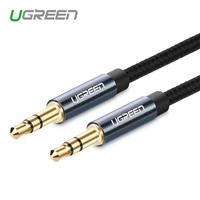 ugreen new aux cable 3 5mm to 3 5 mm jack audio cable thread bradied male to male stereo auxiliary cord for phone car speaker