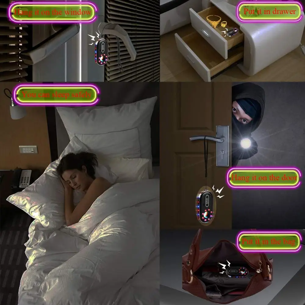 Беспроводной анти-шпионский RF сигнал лазерный детектор камеры Finder Theft Личная