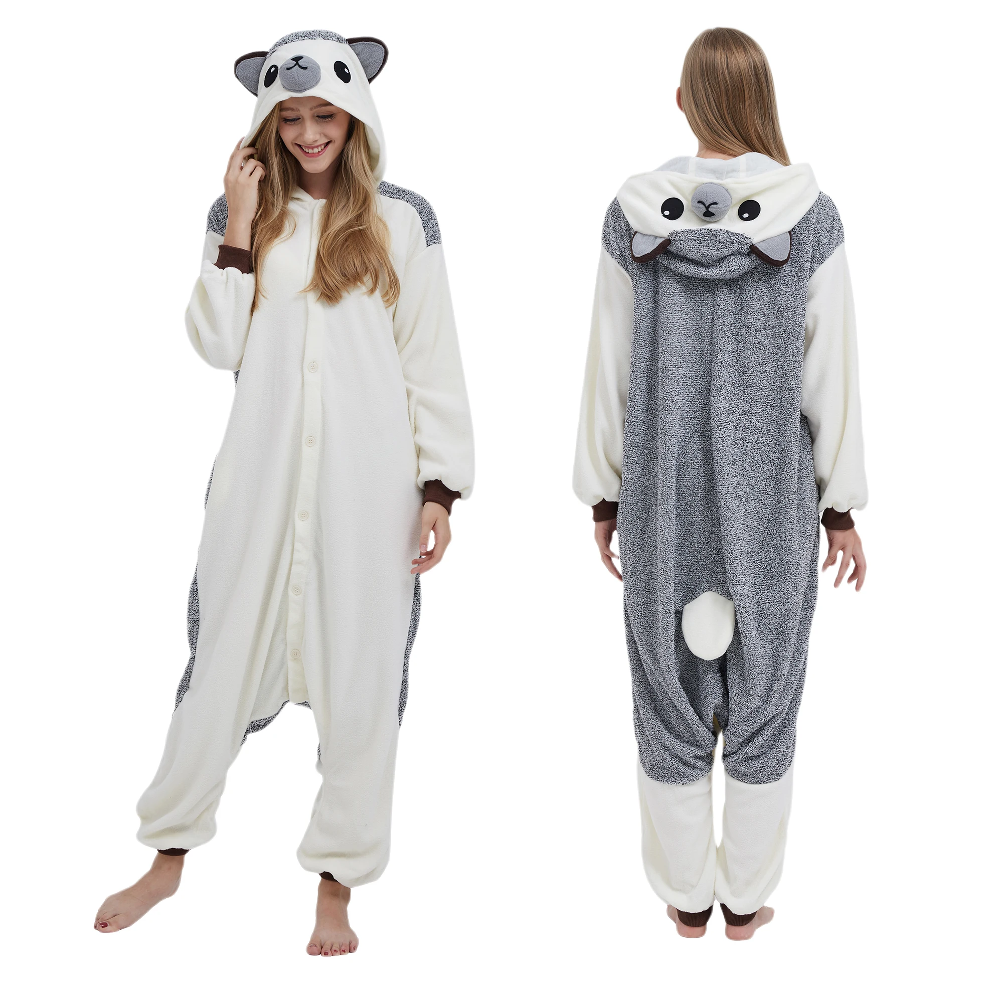 

Unisex Adult Onesies Animal Cosplay One Piece Pajamas Kigurumi Sleepwear Costume