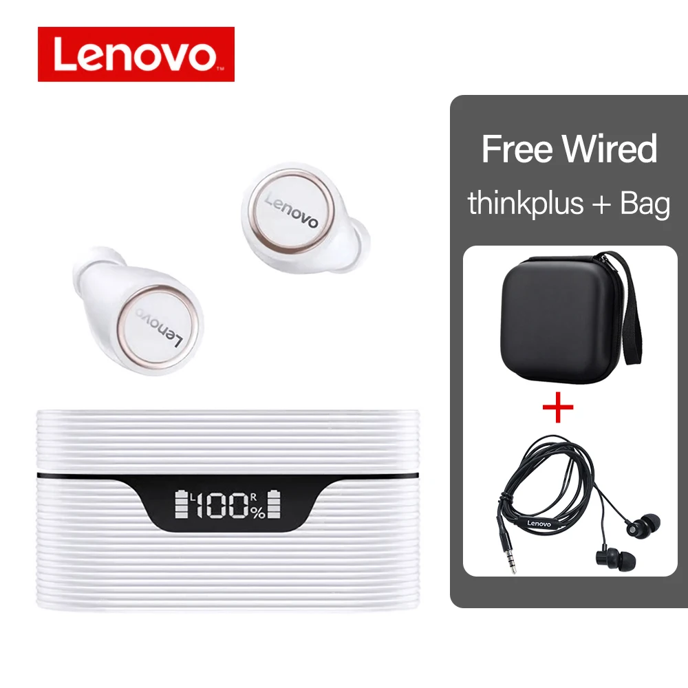 

Новые беспроводные наушники Lenovo LP12 Mini TWS IPX5 водонепроницаемые спортивные наушники Bluetooth 5,0 стерео бас с микрофоном шумоподавление