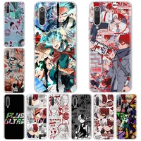 my hero academia manga phone case for xiaomi redmi 10x 10c 10a 9 10 prime 9t 9c 9a 8a 8 7a 7 6a 6 s2 k40 k30 k20 pro capa coque