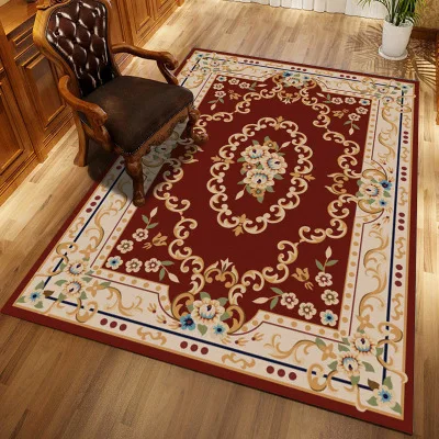 

Living room carpet, floor mat, foot pad, European style antique pattern Bay carpet, bedside bathroom doormat