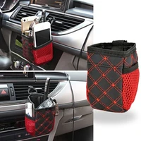 new 1pc practical auto car air outlet mobile phone pocket storage box bag drink hanging holder