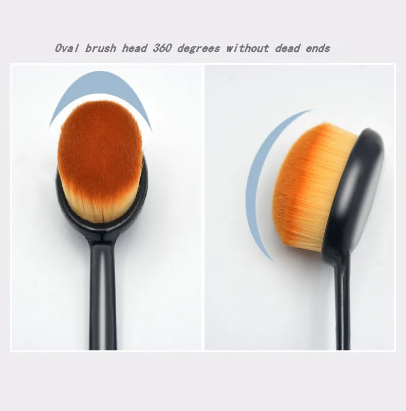 Зубная щетка в форме кисти для макияжа Kabuki flawless Жидкая основа набор женских