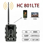 Охотничья камера HC801LTE 4G, фотоловушка HC801G HC801M HC801A 0,1 s 0,3 s с триггером и режимом ночного видения, 2G 3G