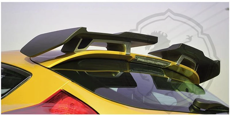 Для Ford Focus Хэтчбек 2012- ABS пластиковый Неокрашенный праймер цвет задний спойлер крыло багажника крышка протектор автомобиля Стайлинг
