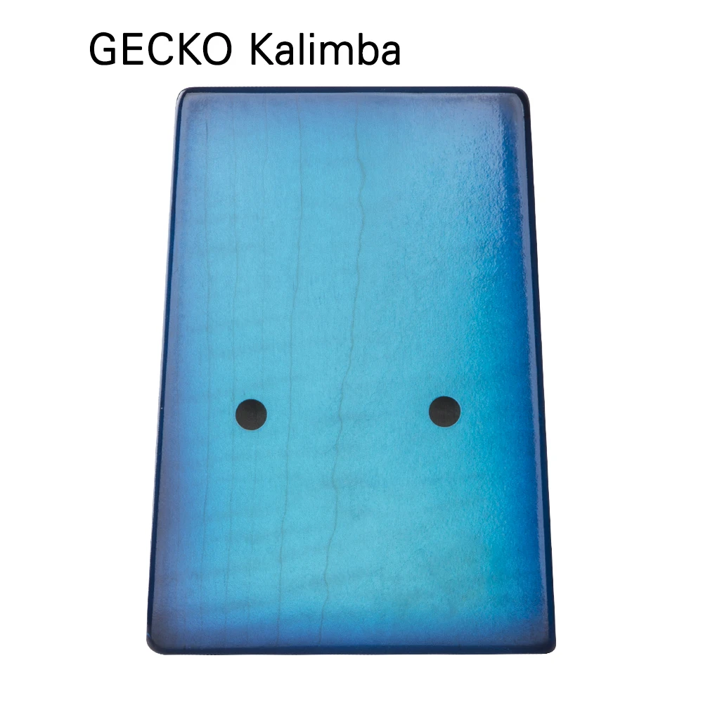 GECKO Kalimba 17 клавиш кудрявый кленовый большой палец фортепиано и EVA