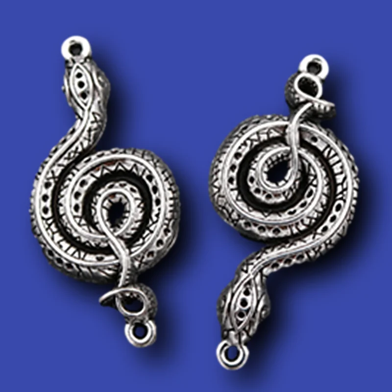 5 шт. посеребренные соединители для погремушек панк ожерелье браслет