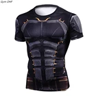 Футболка MMA Herren Rashguard тематика Бразильское джиу-джитсу, 3D компрессионная, сухая посадка, дышащая, для тренажерного зала, бега, тренировок, бокса