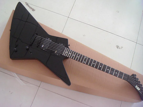 Новая Черная электрогитара James Hetfield с 6 струнами глянцевая гитара BK под заказ