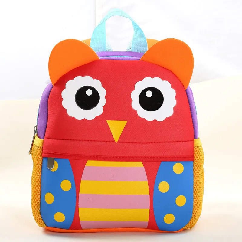 School 3D Cartoon Children Backpacks kindergarten 2023 Bag Cute Animal Toddler Kids Neoprene School Bags Children School Bags